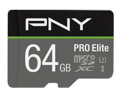 P-SDU64GV31100PRO-GE - PNY MicroSDXC 64Gb UHS-I U3 Clase10 (P-SDU64GV31100PRO-GE)