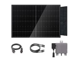 PS0800F - Kit Solar Engel 800W/4A para Barandilla/Balcon 4 Placas Flexibles + Microinversor (PS0800F)
