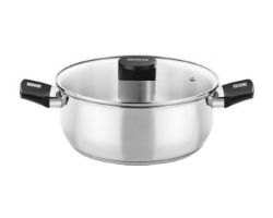 M240326 - Cacerola Monix Elite 26cm Acero Inoxidable Apta para Induccin (M240326)