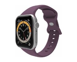 WBANDSIL40VL - Correa CELLY para AppleWatch sistema de cierre con pasador 38/41/41mm de silicona suave Violeta (WBANDSIL40VL)