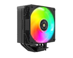 MCPUX5ARGB - Ventilador CPU MARS GAMING ARGB 120mm 5 heatpipes HCT, hasta 280W TDP, Negro (MCPUX5ARGB)