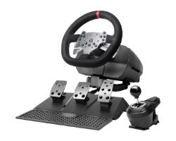 MWHRSX - Kit Volante MARS GAMING +3Pedales +Palanca de cambios. (MWHRSX)