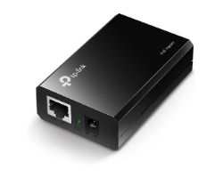OUT4936 - Inyector TP-Link 48V Ethernet GbE PoE Negro (TL-POE150S) (OUT4936). Buen estado. Desprecintado. Sin manual. (OUTLET)