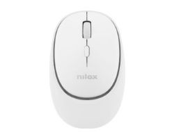 NXMDWS101 - Raton NILOX Dual-Wireless 3.0 y 5.2, Recargable, Incluye un cable Usb- C para la carga. Blanco (NXMDWS101)