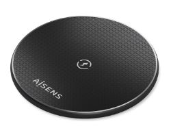 ASCH-15W1WC058-BK - Cargador AISENS Inalmbrico Qi Usb-C 15W/5W/ Negro (ASCH-15W1WC058-BK)