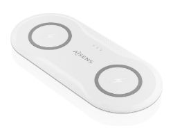 ASCH-15W2WC059-W - Estacin de Carga AISENS Inalmbrica Qi 2en1 Usb-C Blanco (ASCH-15W2WC059-W)