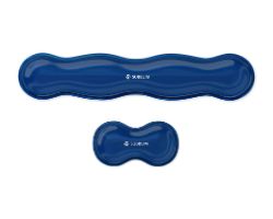 SUBMP-04E060 - Reposamuecas SUBBLIM Ergo Crystal Flex Pack 2 Azul Oscuro (SUBMP-04E060)