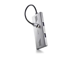 WONDERDUO-C - Hub NGS 4en1 Usb-C a 2Usb-A/2Usb-C,Carcasa fabricada en aluminio, cable 18cm. (WONDERDUO-C)