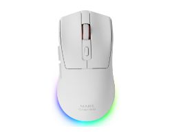 MMT3W - Ratn Mars Gaming Wireless Bluetooth 14400dpi Blanco (MMT3W)