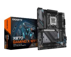 9MX87GX7-00-10 - Placa base GIGABYTE X870 GAMING X WIFI7: (AM5) 4DDR5 M.2 SATA3 USB DP HDMI RJ45 7.1 ATX WiFi 7 Bluetooth 5.4 Ethernet 2.5 GbE