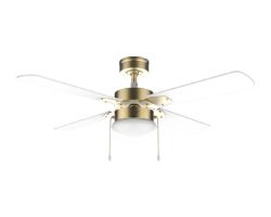 08464 - Ventilador de Techo CECOTEC EnergySilence Aero 450 GoldWhite 50W 4 Aspas (08464)