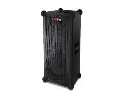 OUT5390 - Altavoz Torre Sharp SumoBox 120W Negro (CP-LS100) (OUT5390). Buen estado (nuevo). Golpe en la parte superior. Caja deteriorada. Completo. (OUTLET)
