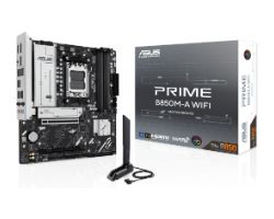 90MB1LN0-M0EAY0 - Placa base ASUS PRIME B850M-A WIFI: (AM5) 4DDR5 M.2 SATA3 USB-A DP HDMI RJ45 7.1 mATX WIFi 6E Bluetooth 5.3 Ethernet 2.5 GbE