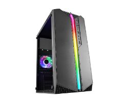 OUT5437 - Caja Compacta Mars Gaming ARGB mATX Negra (MCS1) (OUT5437). Buen estado. Fallan Audio frontal y micrfono. Completa. (OUTLET)