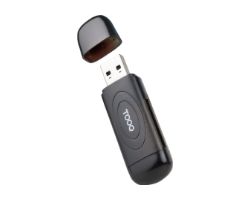 TQR-3002B - Lector de Tarjetas TooQ TF/SD USB-A 3.0 Gris (TQR-3002B)