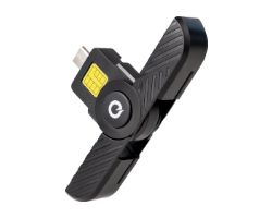 TQR-3011B - Lector de Tarjetas TooQ DNIe USB-C 2.0 Negro (TQR-3011B)