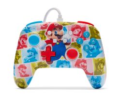 NSGP0282-01 - GamePad PowerA Nintendo Switch Mario Hero Reel Cable USB 3m (NSGP0282-01)