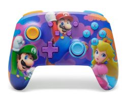 NSGP0287-01 - GamePad PowerA Wireless Bluetooth 5.0 Nintendo Switch Color Splash Heroes Cable de Carga USB-C 3m (NSGP0287-01)