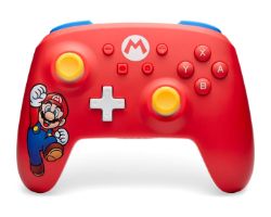 NSGP0309-01 - GamePad PowerA Wireless Bluetooth 5.0 Nintendo Switch Mario Joy (NSGP0309-01)