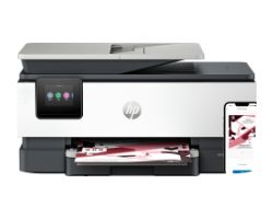 405U3B - Impresora Multifuncin HP Officejet Pro 8122e Pantalla CGD 2.7? 4800x1200dpi A4 Color ADF USB WiFi 5 Bluetooth Ethernet Dplex Gris/Blanca (405U3B)