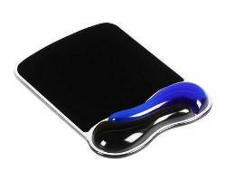 62401 - Alfombrilla Kensington con Reposamuecas de Gel Azul/Negra (62401)