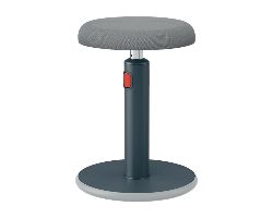 6518-00-89 - Taburete Leitz Ergo Cosy Active 2 Gris terciopelo (6518-00-89)