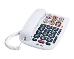 OUT5790 - Telfono Fijo Alcatel TMAX10 Blanco (ATL1416459) (OUT5790). Buen estado (nuevo). Caja deteriorada. Completo. (OUTLET)