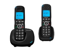 OUT5798 - Telfono Inalmbrico Alcatel XL535 Duo Negro (ATL1422290) (OUT5798). Buen estado (nuevo). Caja deteriorada. Completo. (OUTLET)