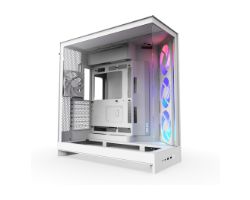 CM-H92FW-R1 - Caja NZXT H9 Flow Panel Lateral de Cristal Templado RGB 2xUSB-A 3.0 1xUSB-C 3.1 ATX EATX mATX Mini-ITX Blanca (CM-H92FW-R1)
