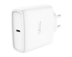 25524 - Cargador de Pared Trust Maxo GaN 65W QC 3.0 1xUSB-C Cable 2m Blanco (25524)