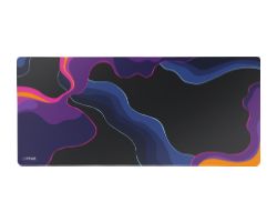 25714 - Alfombrilla Gaming Trust GXT759 XXL 40x90cm con bordes cosidos Negro/Azul/Rosa/Prpura (25714)