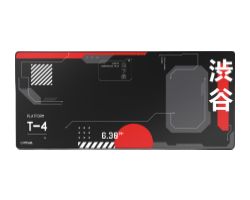 25716 - Alfombrilla Gaming Trust GXT759 XXL 40x90cm con bordes cosidos Negro/Rojo (25716)