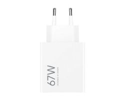 BHR07SKEU - Cargador de Pared XIAOMI 67W QC 3.0 1xUSB-A 3.0 Blanco (BHR07SKEU)