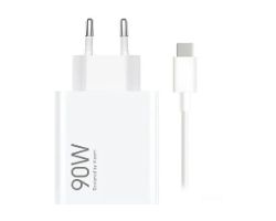 BHR07ZBEU - Cargador de Pared XIAOMI GaN 90W 1xUSB-A Cable USB-C Blanco (BHR07ZBEU)