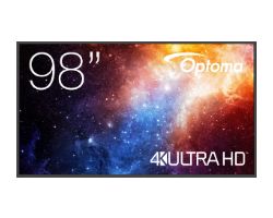 H1F2C0IBW101 - Monitor Optoma 98? N3981K 4K 24/7 500cd Sistema Soc integrado Android 11 4GB 32GB SSD (H1F2C0IBW101)