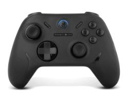 NXKROMKADOERBK - GamePad KROM Kadoer Wireless Bluetooth5.0, Compatible con PC/Switch/Switch2/IOS/Android, Negro (NXKROMKADOERBK)