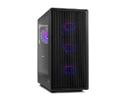 NXINFTYIOTABK - Caja Nox Infinity Iota Panel Lateral de Cristal Templado ARGB 1xUSB-A 3.0 1xUSB-C 3.1 ATX ITX mATX Negra (NXINFTYIOTABK)