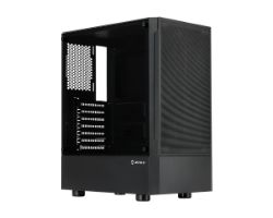 UK52135 - Caja PC UNYKA Aero C35 Panel Lateral de Cristal Templado 500W 1xUSB 2.02xUSB-A 3.0 ATX ITX mATX Negra (UK52135)