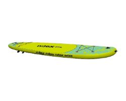 NXWTRSUP - Tabla de Paddle Surf Nilox Wai hasta 150Kg, 335x84x15cm, mochila +pala aluminio+Bomba inflado+ correa seguridad. Amarillo Lima (NXWTRSUP)