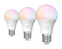 929004235407 - Bombilla inteligente Philips Hue E27 8W 800L 3unidades. Bluetooth. (929004235407)