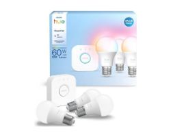 929004235411 - Bombilla Inteligente Philips Hue E27 800L 60w 3Unidades (929004235411)