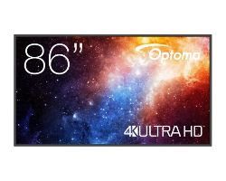 H1F2C0HBW101 - Monitor Optoma 86? N3861K 4K 24/7 500cd Sistema Soc integrado Android 11 4GB 32GB SSD (H1F2C0HBW101)