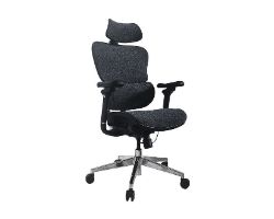 651052 - Silla EQUIP Premium para Oficina Ergonmica Asiento/Respaldo Acolchados Reposabrazos 3D Negra Azulada (651052)