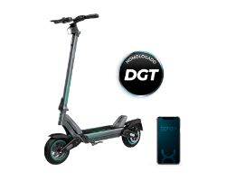 09271 - Patinete elctrico Cecotec Bongo Y45 Connected 750w, doble suspensin, autonoma de hasta 45km, Cumple con todos los requisitos de la nueva normativa espaola de circulacin, homologado DGT, con APP. (09271)