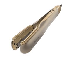 A01_EU01_111302 - Plancha de pelo Cecotec AirLisse 2in1 ForceDry Champagne, con flujo de aire potente 19,7 l/s, cabezales imantados, para todo tipo de cabellos, funcin plasma, motor brushless, 4 temperaturas y 2 velocidades de aire. (A01_EU01_111302)