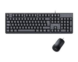 APPMX245 - Kit Teclado + Ratn APPROX 105 Teclas USB 2.0 1000dpi Cable 1.45m Negro (APPMX245)