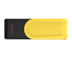 DTXS/512GB - Pendrive Kingston DataTraveler Exodia S 512Gb Usb3.2, Tapn giratorio, Negro/Amarillo. (DTXS/512GB)