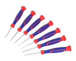 21075 - Destornilladores Workpro de precisin, 3philips+4plano, punta magntica, cuerpo de cromo-vanadio. (21075)