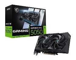 912-V538-001 - Tarjeta Grfica MSI Nividia GeForce RTX 5050 VENTUS 2X OC 8Gb GDDR6 3xDP 2.1b 1xHDMI 2.1b Nvidia G-Sync OpenGL 4.6 DirectX 12 Ultimate (912-V538-001)