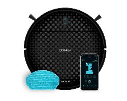 A01_EU01_114725 - Robot aspirador Cecotec Conga M10 con Navegacin giroscpica ordenada. 2000 Pa de presin de succin. 120 minutos de autonoma. Sensores anticadas y dos cepillos laterales. (A01_EU01_114725)